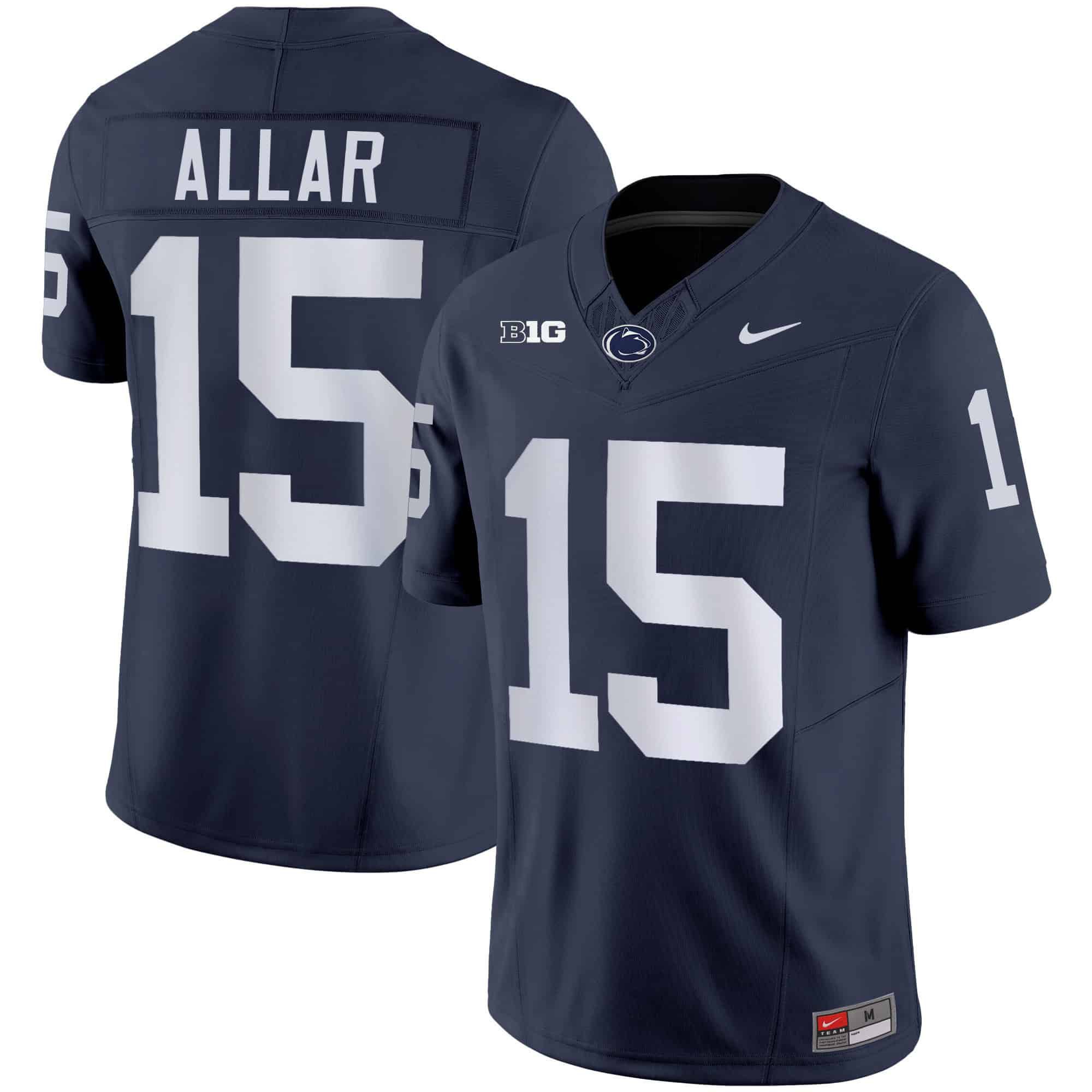 Men Penn State Nittany Lions #15 Allar Drak Blue 2024 Nike Vapor Limited NCAA Jersey style 1->indianapolis colts->NFL Jersey